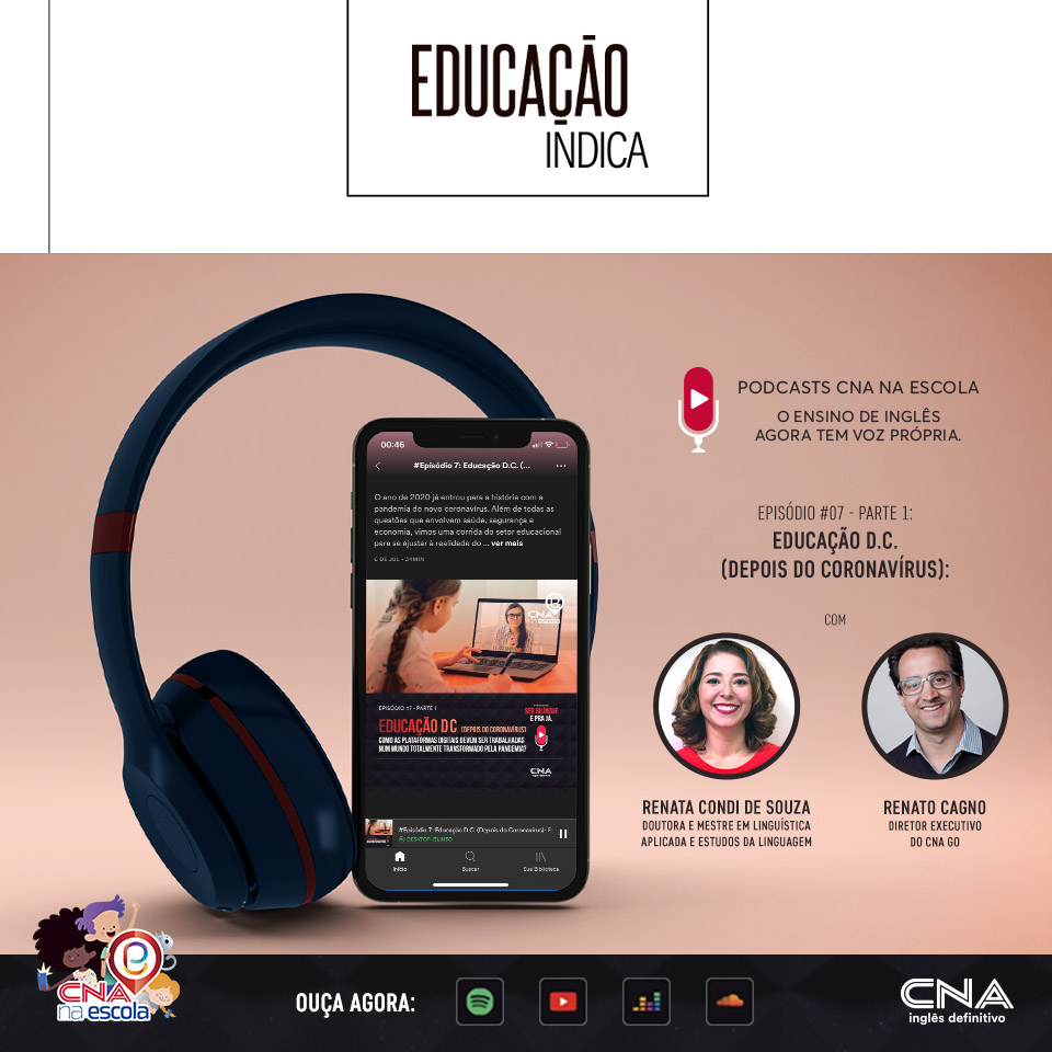 podcast educação CNA na Escola