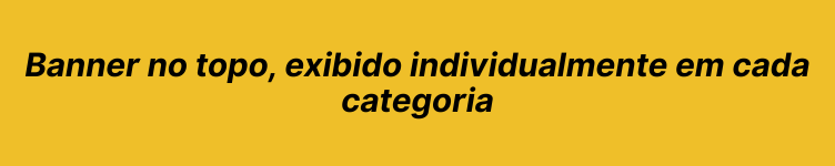 Banner da Categoria