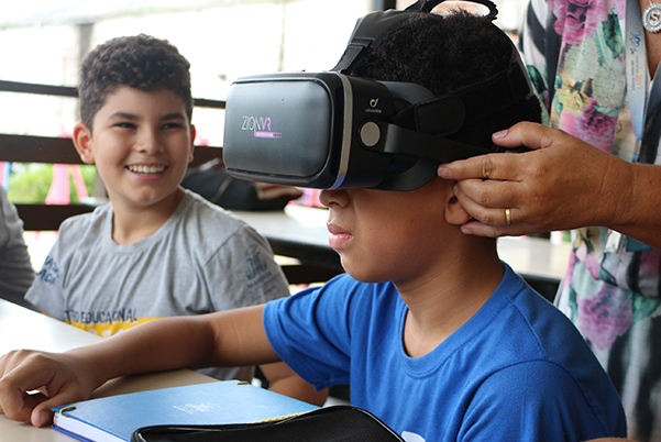 matemática com realidade virtual alunos